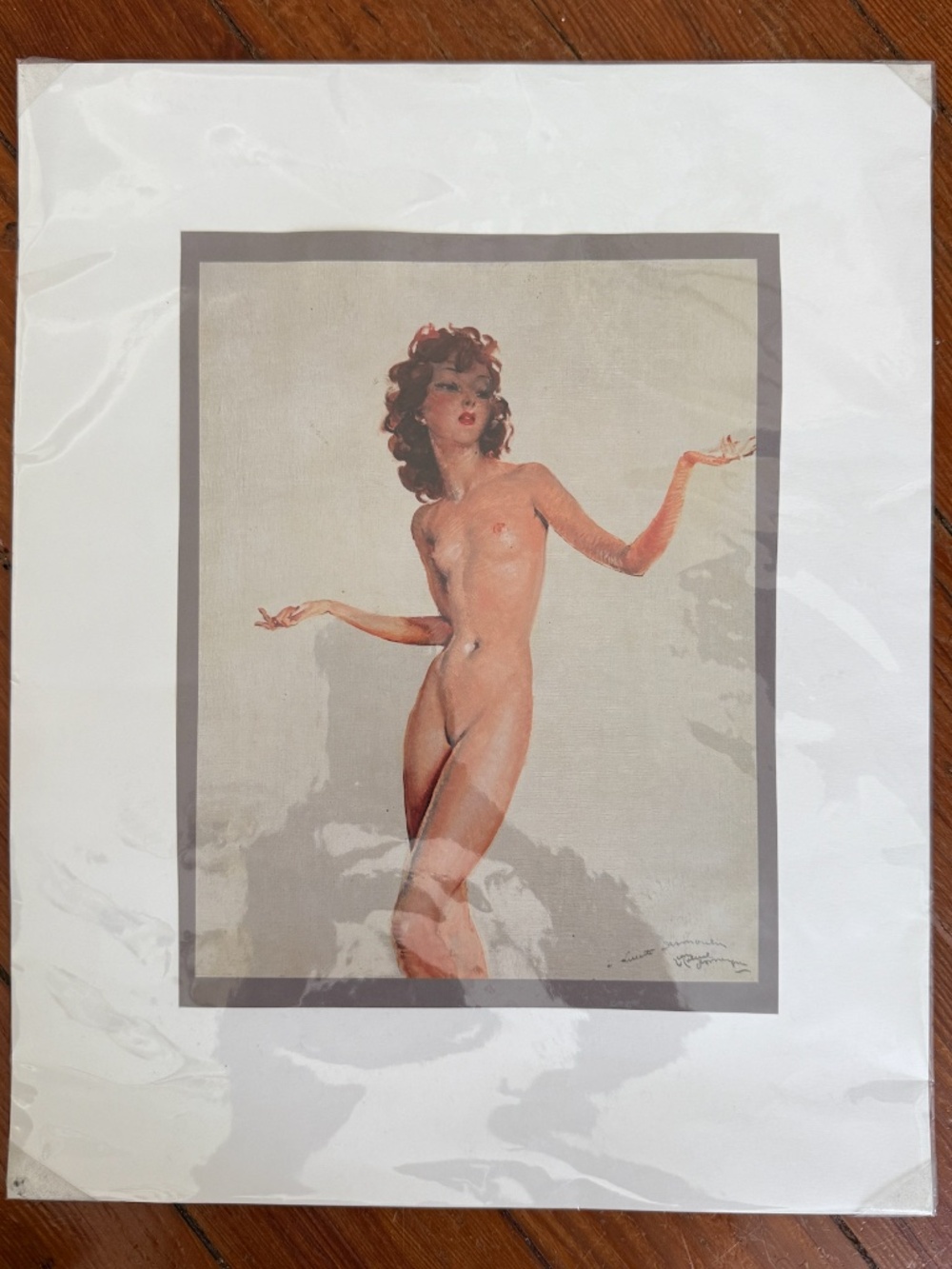 RARE - Art print bought years ago from the Bouquinistes in Paris